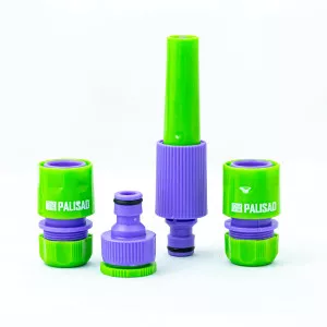 Set za zalijevanje 1/2", mlaznica za crijevo, 4 dijela