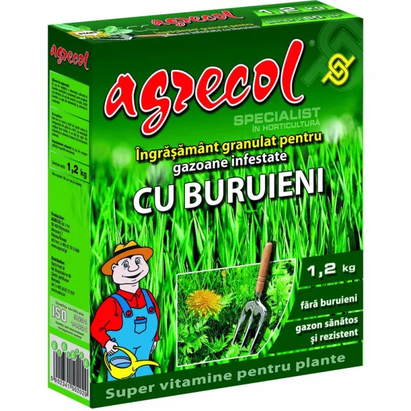 Granulirano gnojivo za travnjak protiv korova