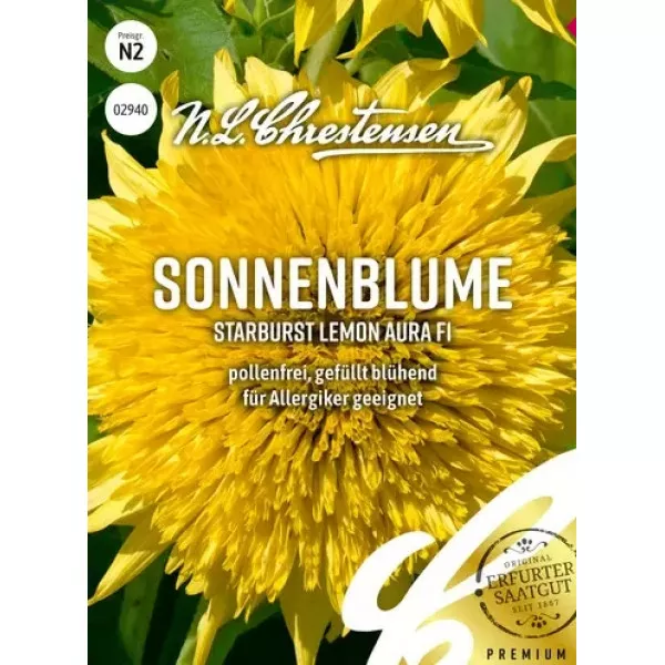 Sjeme ukrasnog suncokreta Starburst Lemon Aura F1