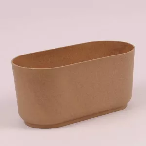Žardinjera Satina Eco Wood 27 smeđa