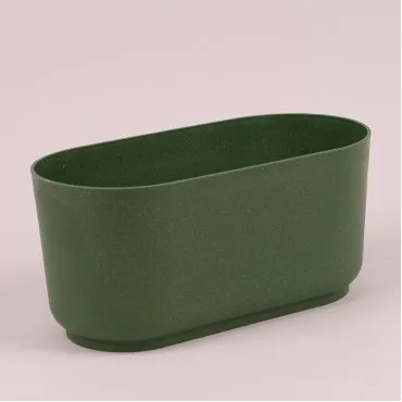 Žardinjera Satina Eco Wood 27 zelena