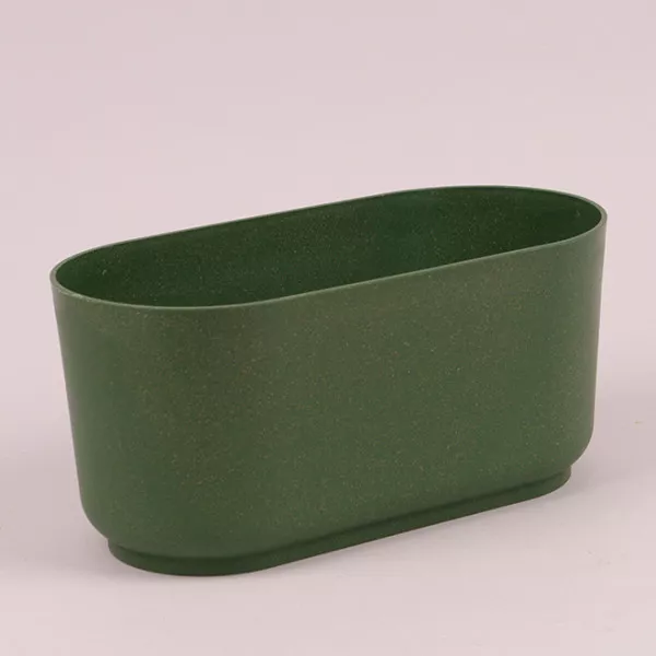 Žardinjera Satina Eco Wood 27 zelena