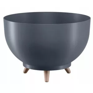 Zdjela za biljke s nogama Satina 30 siva