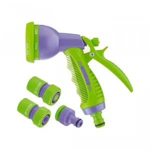 Set za zalijevanje 3/4", pištolj 8 funkcija, 4 dijela