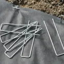 Fixsol metalne kopče za pričvršćivanje folija i mreža, 17 x 3.5 cm, set od 10 kom