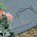 Fixsol XL metalne kopče za pričvršćivanje folija i mreža, 20 x 25 cm, set od 20 kom