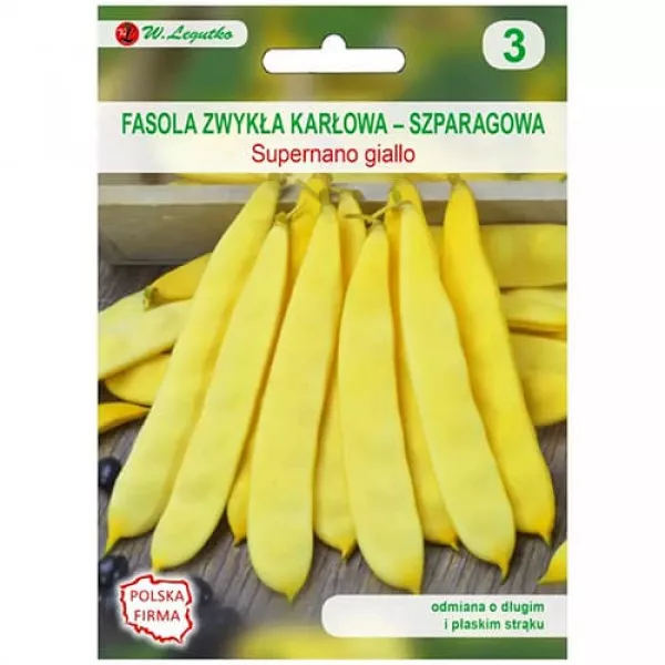 Sjeme niskog graha Supernano giallo