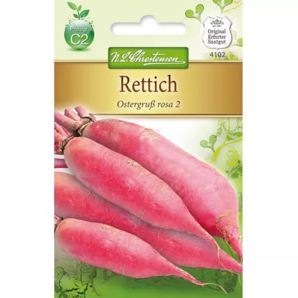 Sjeme rotkvice Ostergruss Rosa 2