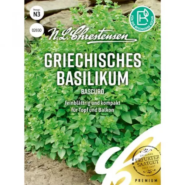 Sjeme grčkog bosiljka Bascuro