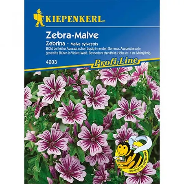 Sjeme francuske lavatere Zebrina