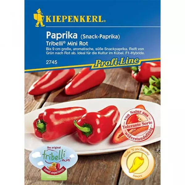 Sjeme slatke paprike Tribelli Mini Red F1
