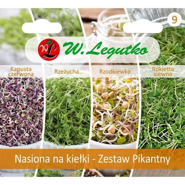 Sjeme klica – pikantna mješavina (paket 4 sorte)