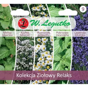 Sjeme kolekcije biljaka za opuštanje, paket 5 sorti