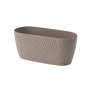 Žardinjera Mika Eco Wood 27 smeđa