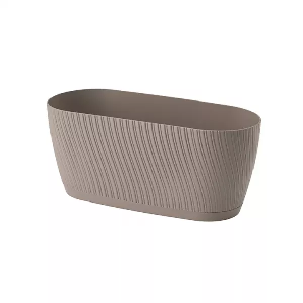 Žardinjera Mika Eco Wood 27 smeđa