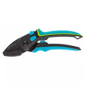 Vrtne škare LX, nakovanjski rez, 220 mm, ergonomska metalna drška, 3-komponentna