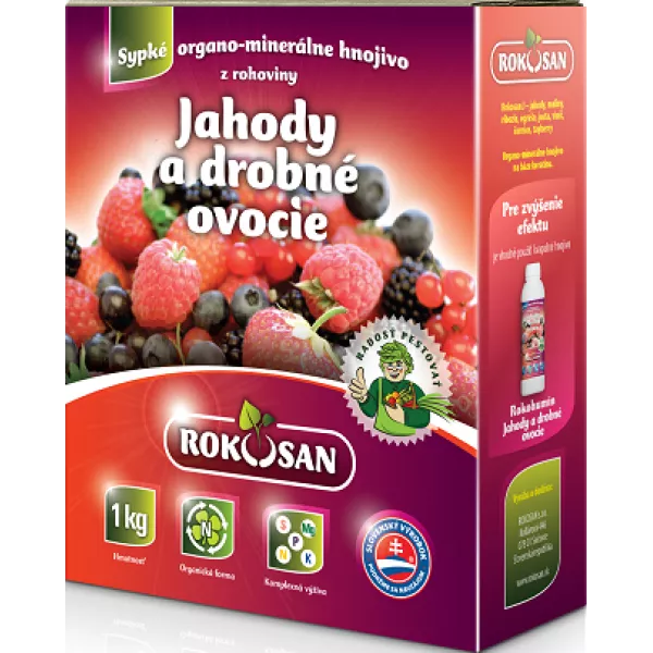 Organsko čvrsto gnojivo za jagode i bobičasto voće Rokosan