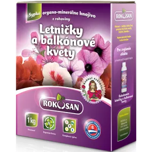 Organsko čvrsto gnojivo za jednogodišnje i balkonsko cvijeće Rokosan