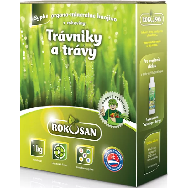 Organsko čvrsto gnojivo za travnjak i ukrasne trave Rokosan